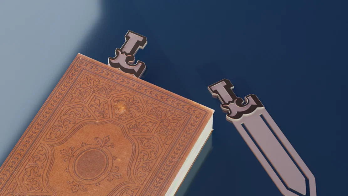 Thẻ đánh dấu trang sách (Bookmark) chữ cái 3D cá nhân hóa độc đáo - Image 4