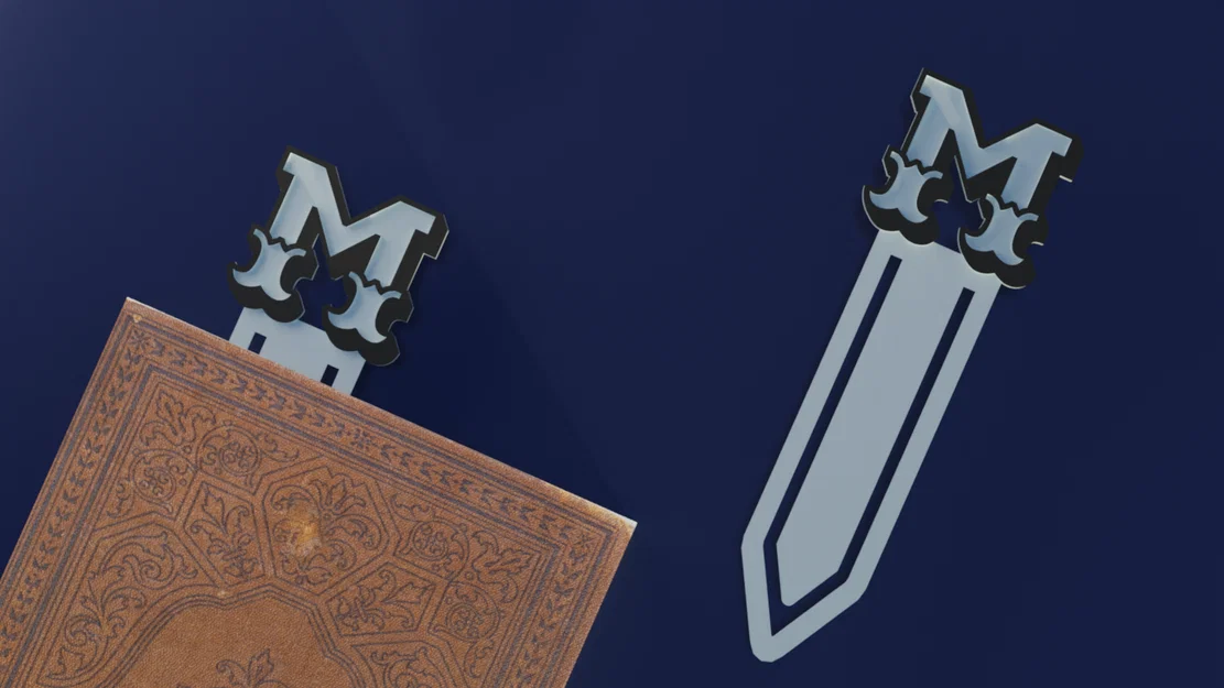 Thẻ đánh dấu trang sách (Bookmark) chữ cái 3D cá nhân hóa độc đáo - Image 6