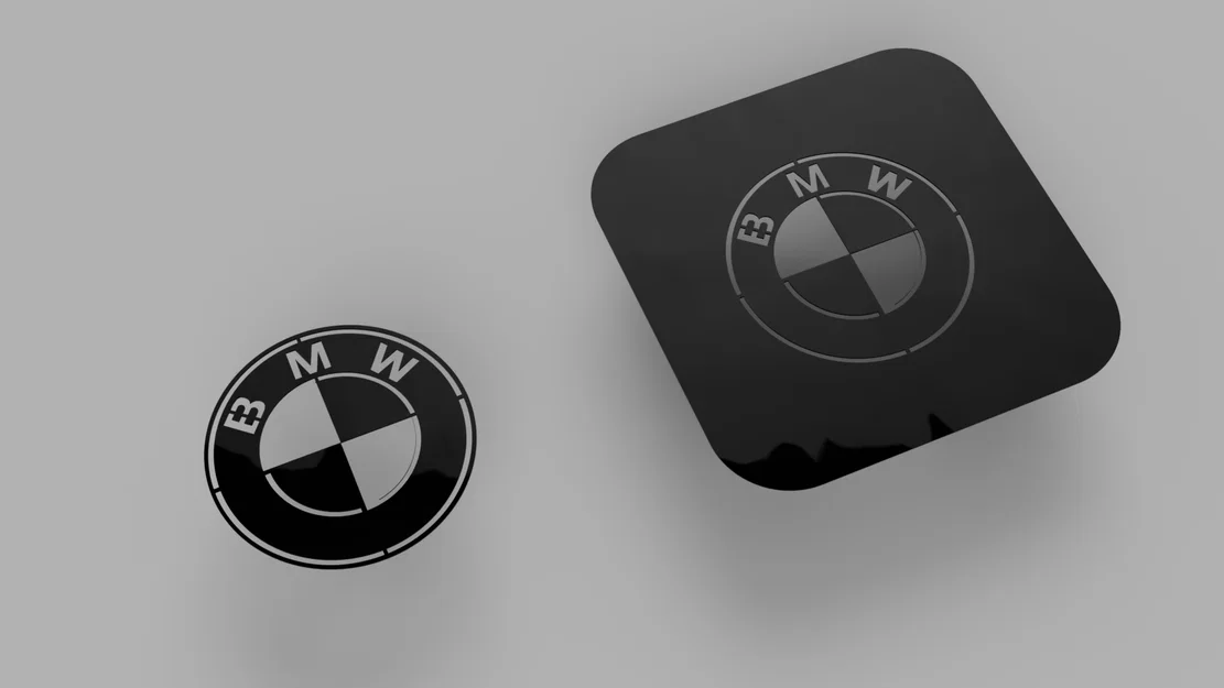 Khuôn phun sơn logo BMW (Stencil) in 3D cực chất - Image 1