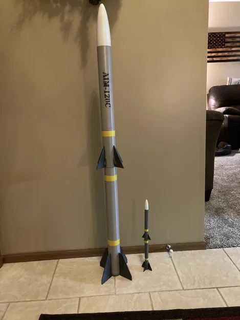 Mô hình tên lửa AIM-120C AMRAAM kích thước thật - Image 1