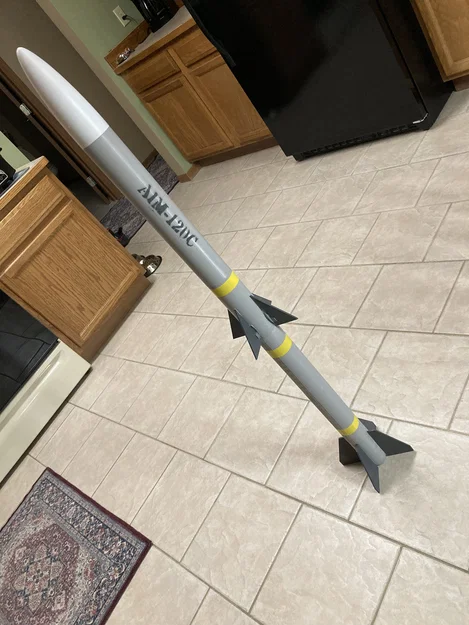 Mô hình tên lửa AIM-120C AMRAAM kích thước thật - Image 2