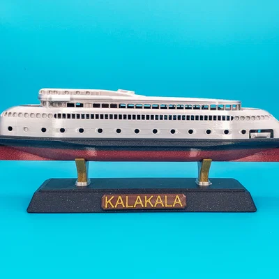 Mô hình phà Art Deco MV Kalakala tỉ lệ 1:400 (Không cần MMU)