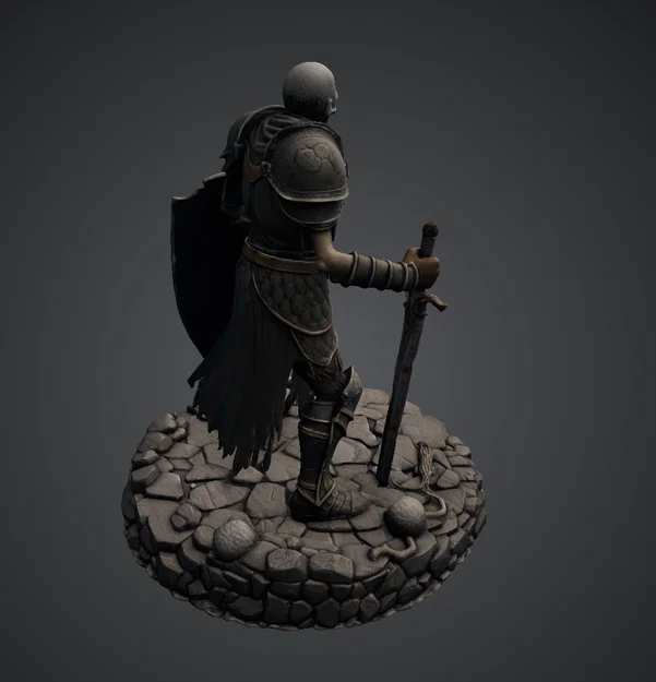 Bloodbound Realms – Undead – Chiến binh Bộ xương (Mô hình 3D STL Dark Fantasy) - Image 3