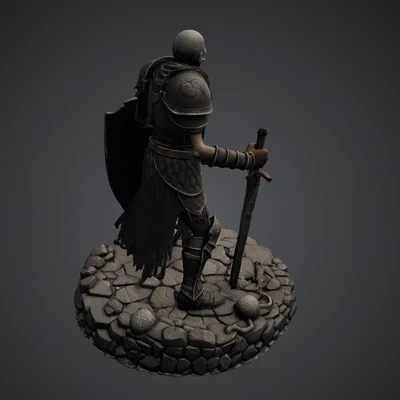 Bloodbound Realms – Undead – Chiến binh Bộ xương (Mô hình 3D STL Dark Fantasy)