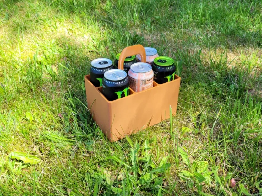 Khay Đựng 6 Lon Nước Ngọt 500ml In 3D Tiện Lợi - Image 1