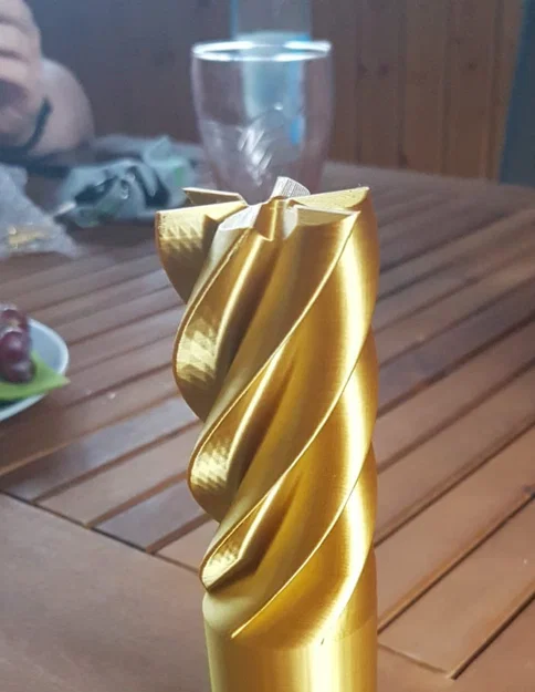 Mô hình mũi phay CNC 40mm (CNC end mill) - Thiết kế tinh xảo - Image 1