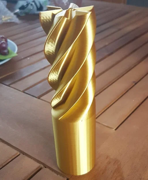 Mô hình mũi phay CNC 40mm (CNC end mill) - Thiết kế tinh xảo - Image 2