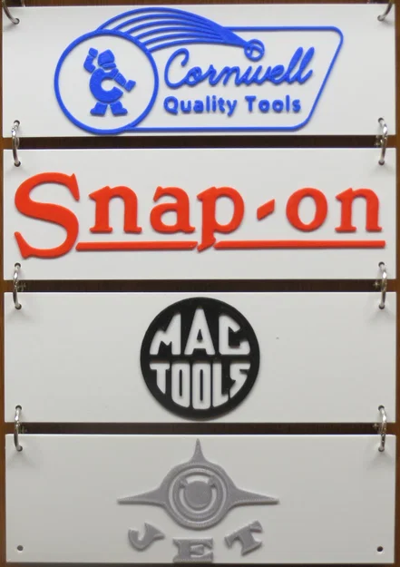 Bộ Logo Dụng Cụ Cổ Điển #3 (Cornwell, Snap-On, Mac, Jet) - Image 1