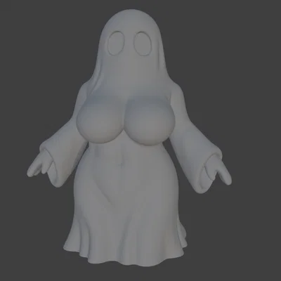 Mô hình trang trí Sexy Ghost độc đáo cho máy in 3D