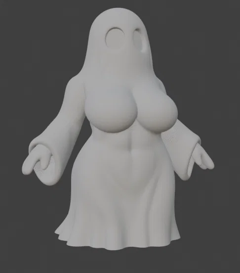 Mô hình trang trí Sexy Ghost độc đáo cho máy in 3D - Image 3