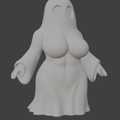 Mô hình trang trí Sexy Ghost độc đáo cho máy in 3D