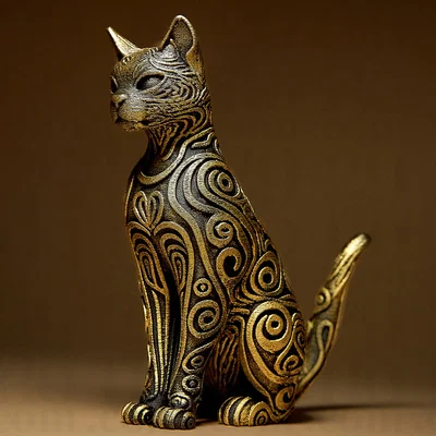 Tượng Mèo Nghệ Thuật - Designer CAT Sculpture