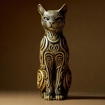Tượng Mèo Nghệ Thuật - Designer CAT Sculpture