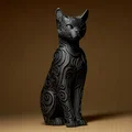 Tượng Mèo Nghệ Thuật - Designer CAT Sculpture - Thumbnail 3