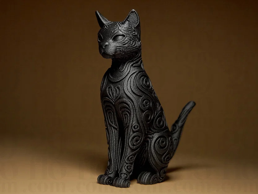 Tượng Mèo Nghệ Thuật - Designer CAT Sculpture - Image 4