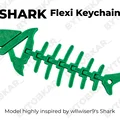 Móc khóa cá mập linh hoạt Flexi Shark - Thumbnail 1