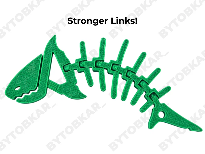 Móc khóa cá mập linh hoạt Flexi Shark - Image 2