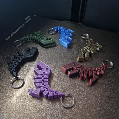 Móc khóa Flexi Rex 3D