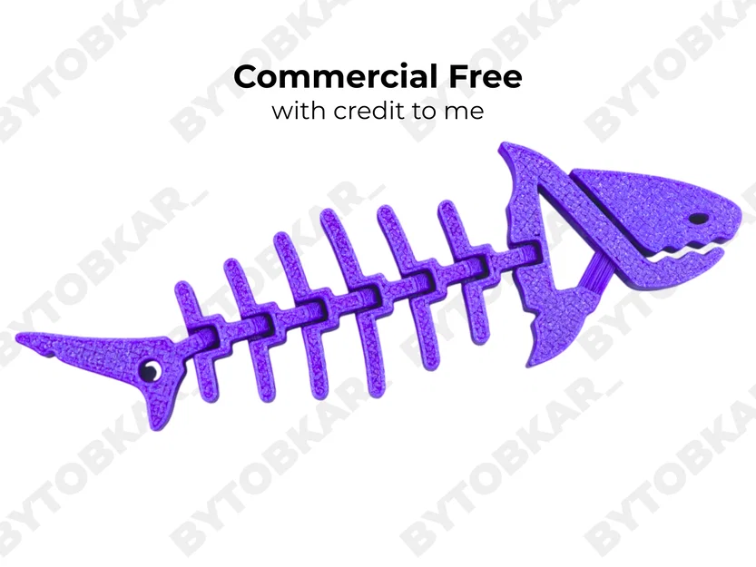 Móc khóa cá mập linh hoạt Flexi Shark - Image 3