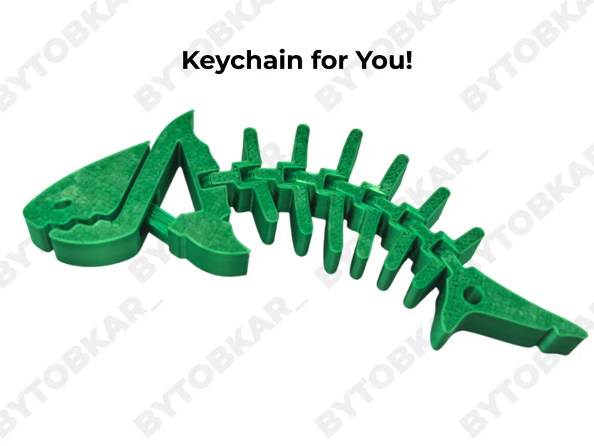 Móc khóa cá mập linh hoạt Flexi Shark - Image 5