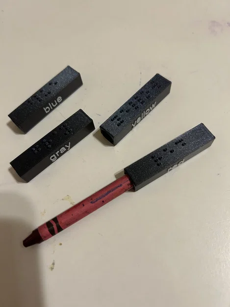 Nắp Bút Sáp Màu Braille - Image 2