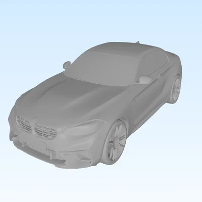 Mô hình 3D xe thể thao BMW-M2 tinh xảo cho dân chơi mô hình