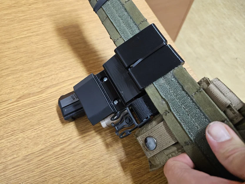 Bao da cho CZ P-10C, P-10 F, P-10 M (phiên bản Molle hoặc đeo đai) - Image 10