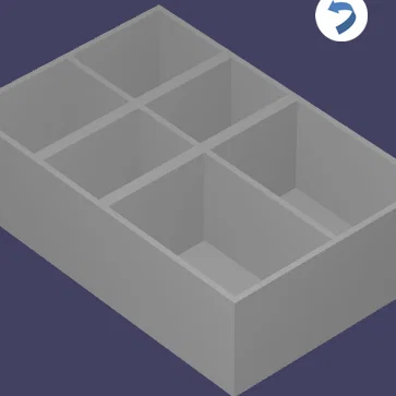 Khay đựng đồ đa năng in 3D tiện lợi cho bàn làm việc