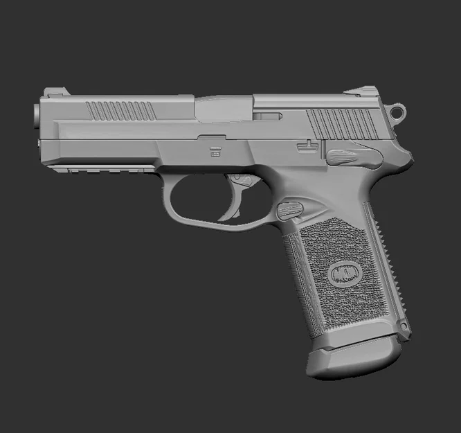 Mô hình súng FNX-45 in 3D: Thiết kế sắc nét cho Cosplay và Trưng bày - Image 2