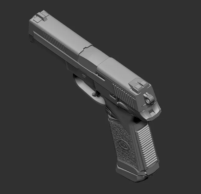 Mô hình súng FNX-45 in 3D: Thiết kế sắc nét cho Cosplay và Trưng bày - Image 3