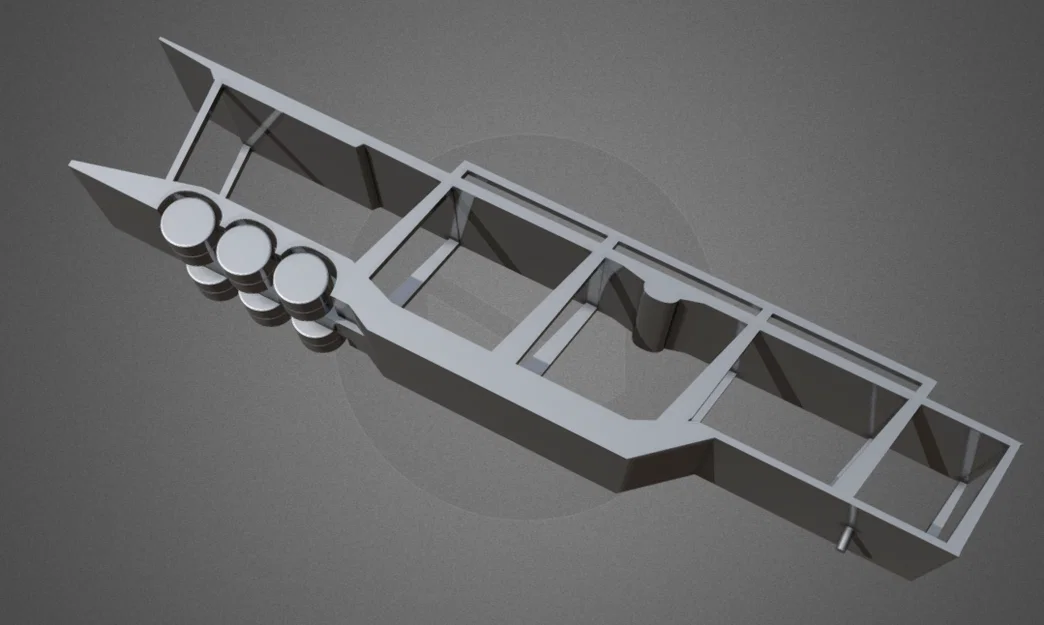 Mô hình xe đầu kéo và rơ-moóc 6 vị trí in 3D cực chất - Image 2