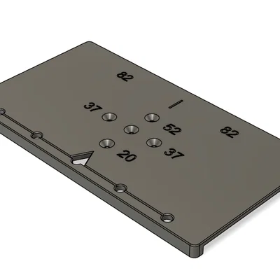 Khuôn dưỡng lắp đặt bản lề BLUM (Blum hinge jig template) chuẩn xác