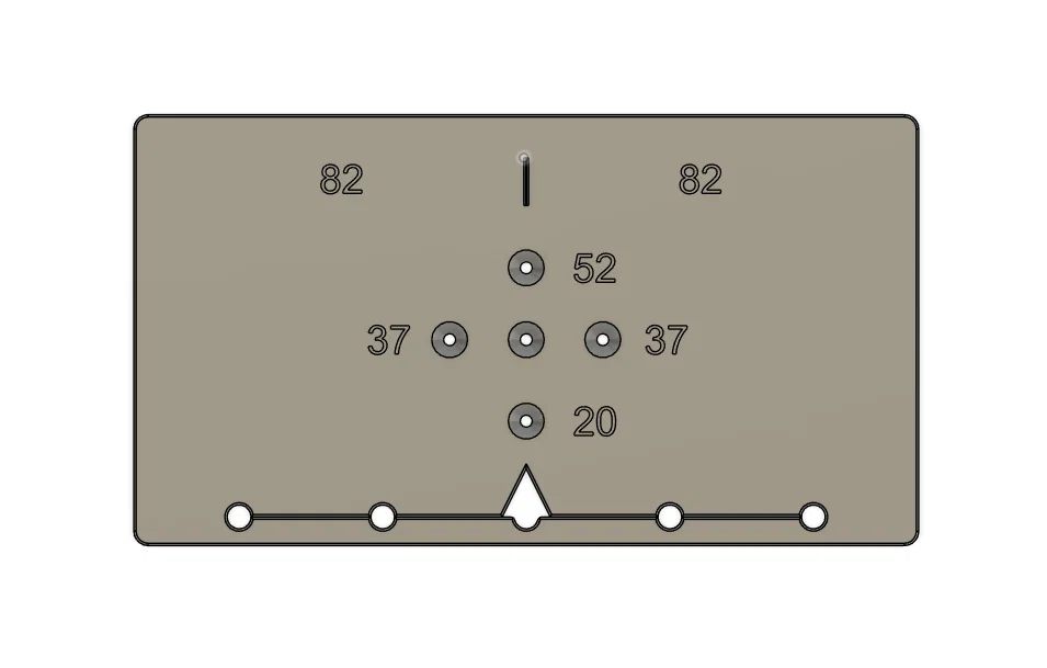 Khuôn dưỡng lắp đặt bản lề BLUM (Blum hinge jig template) chuẩn xác - Image 3