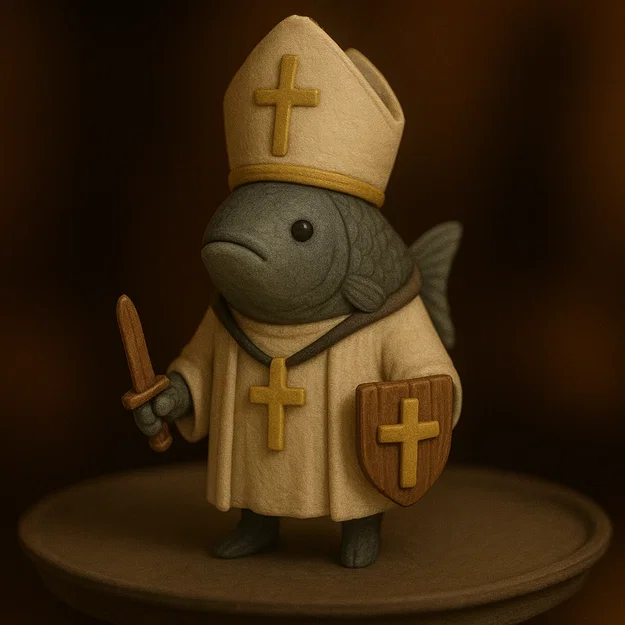 Mô hình Holy Fish - Tượng trang trí 3D độc đáo đầy ý nghĩa tâm linh - Image 1