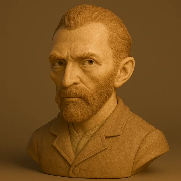 Tượng bán thân Vincent van Gogh - Image 1