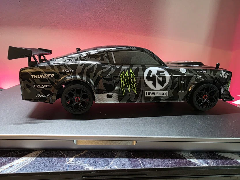 Cánh Gió Đuôi Tùy Chỉnh Cho Xe RC Drift HBX 2195 Tỉ Lệ 1:18 - Image 4