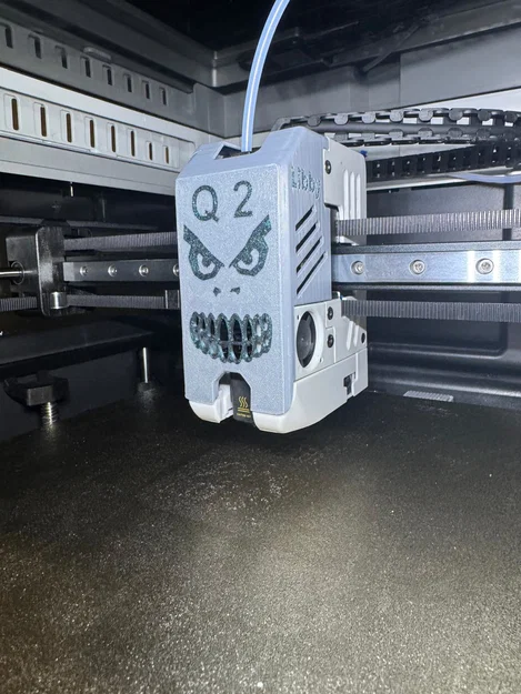 Ốp mặt trước Qidi Q2 phong cách Angry Face - Image 2