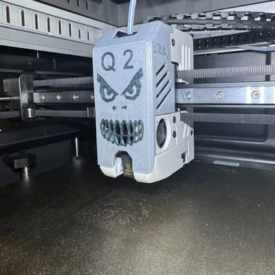 Ốp mặt trước Qidi Q2 phong cách Angry Face