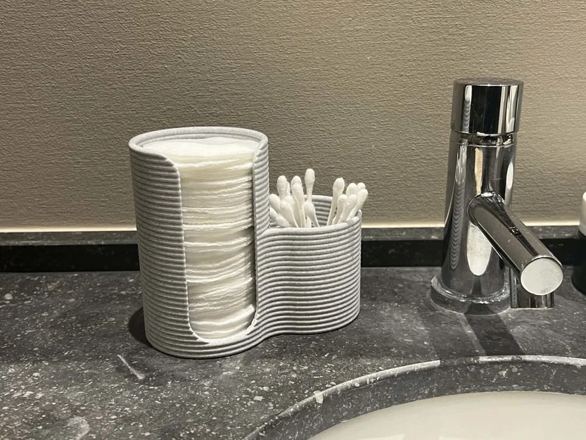 Hộp Đựng Bông Tẩy Trang & Tăm Bông - Image 2