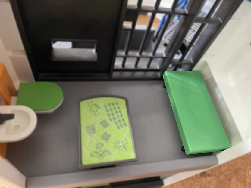 Giường nằm thay thế cho đồn cảnh sát Playmobil - Image 1