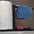 Giá Để Đồ Nhà Bếp Kiêm Kệ Treo Khăn và Giấy Lau - Thumbnail 7