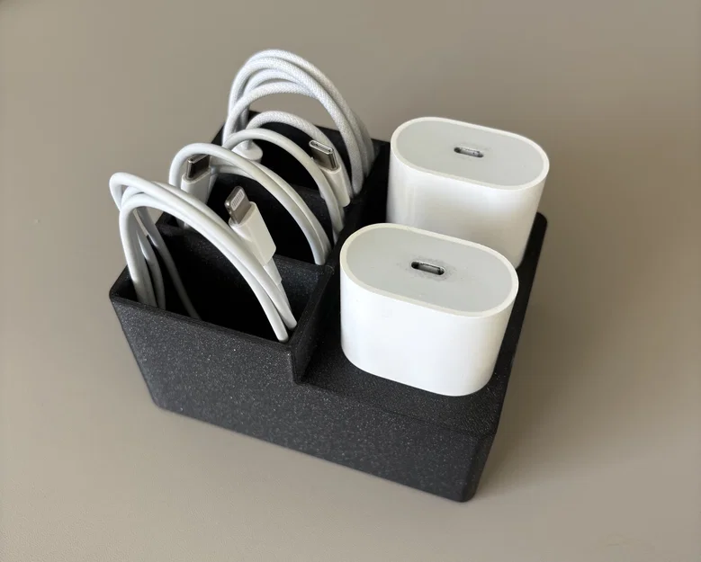 Khay Đựng Bộ Sạc và Dây Cáp Apple Đa Năng - Gọn Gàng Tiện Lợi - Image 2