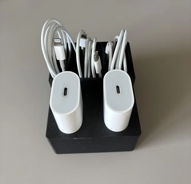 Khay Đựng Bộ Sạc và Dây Cáp Apple Đa Năng - Gọn Gàng Tiện Lợi - Image 3