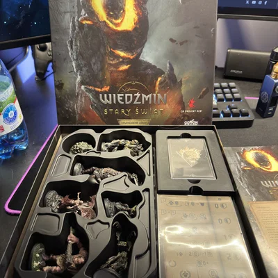 Khay 3D đựng thẻ Witcher Old World Legendary Hunt DLC (Sleeved cards)