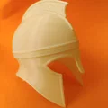 Mô hình 3D Mũ chiến binh Spartan - Thumbnail 1