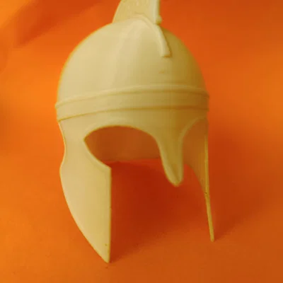Mô hình 3D Mũ chiến binh Spartan