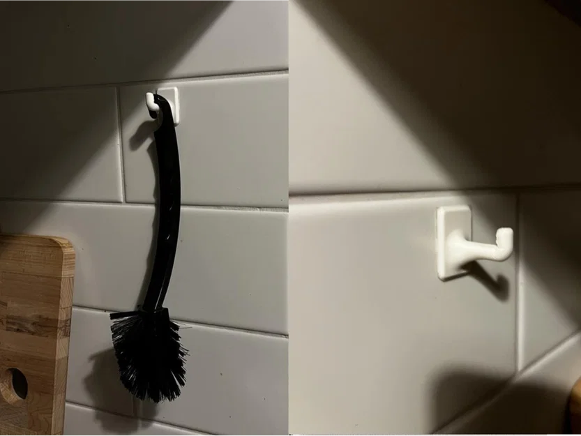 Móc treo bàn chải rửa chén thông minh cho nhà bếp gọn gàng - Image 1