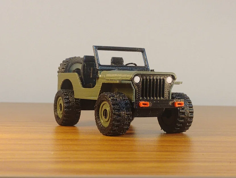 Mô hình xe Jeep cổ điển tỉ lệ 1:32 - Image 1