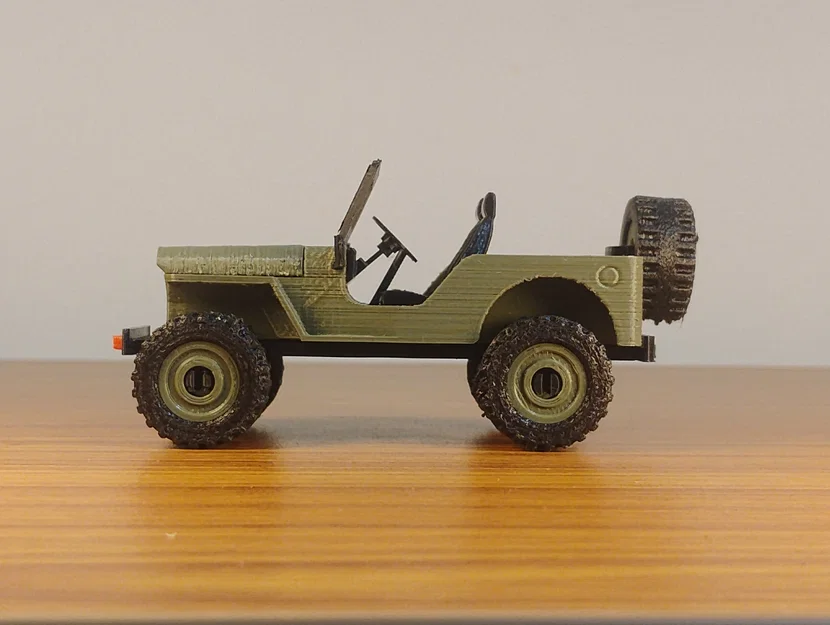 Mô hình xe Jeep cổ điển tỉ lệ 1:32 - Image 2