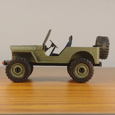 Mô hình xe Jeep cổ điển tỉ lệ 1:32